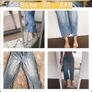 Super flare jeans from hope ave boutique